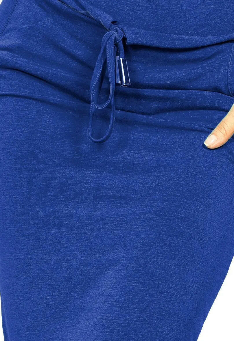 Numoco Short sleeve sport dress - Blue 139-3 - Shangri-La Fashion
