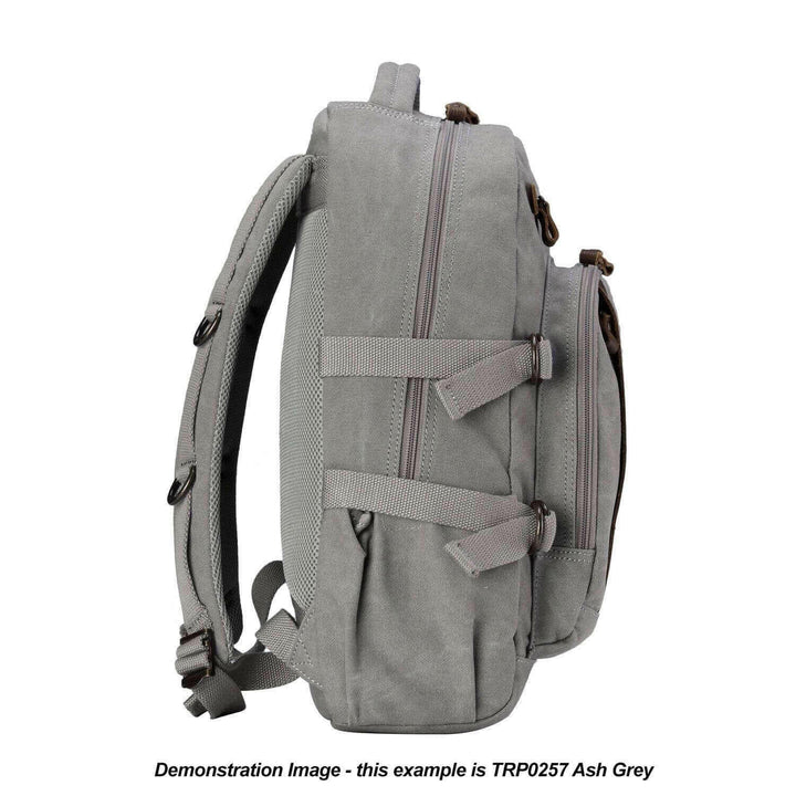 TRP0257 Troop London Classic Canvas Laptop Backpack - Large - Shangri-La Fashion