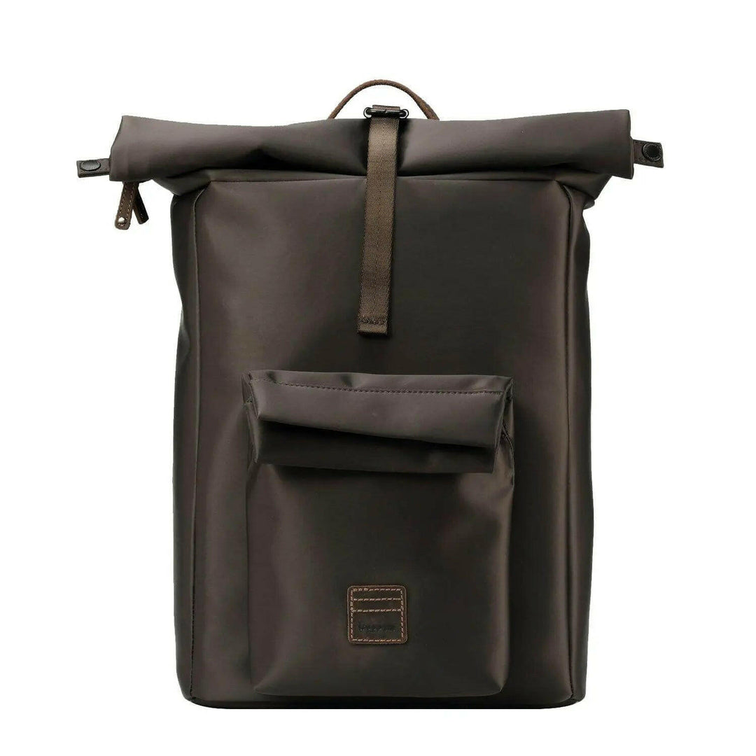 TRP0523 Troop London Heritage Nylon Roll Top Backpack, Laptop Backpack - Shangri-La Fashion