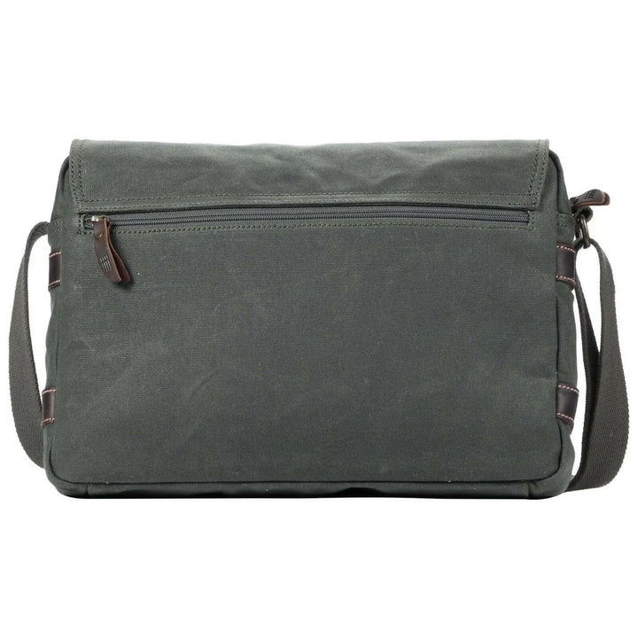 TRP0548 Troop London Heritage Canvas Messenger Bag, Shoulder Bag, 13” Laptop Bag - Shangri-La Fashion