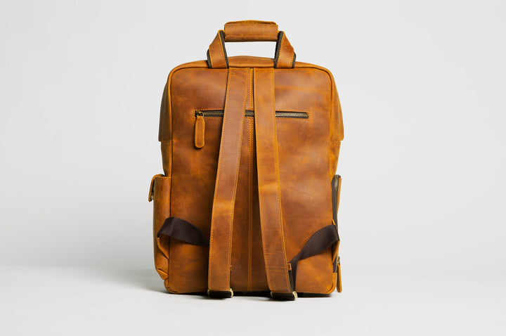 The MANN Bag | Large Capacity Leather Camera Backpack-4