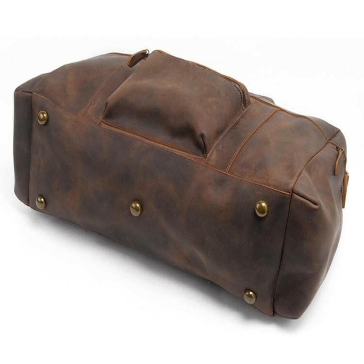 The Asta Weekender | Handcrafted Leather Duffle Bag-2