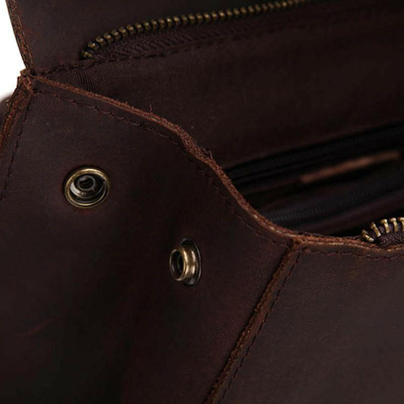 The Gyda Backpack | Vintage Leather Travel Backpack-12