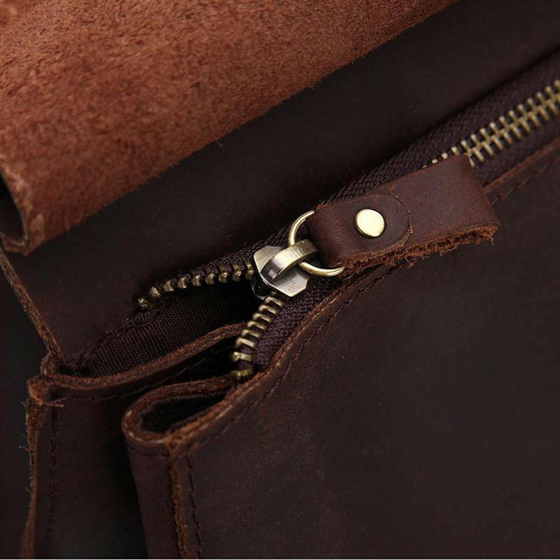 The Gyda Backpack | Vintage Leather Travel Backpack-9