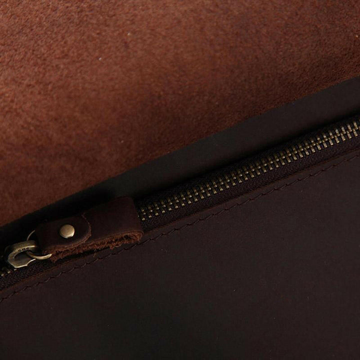 The Gyda Backpack | Vintage Leather Travel Backpack-8