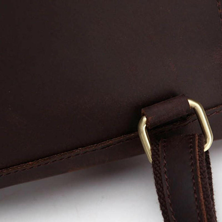 The Gyda Backpack | Vintage Leather Travel Backpack-4
