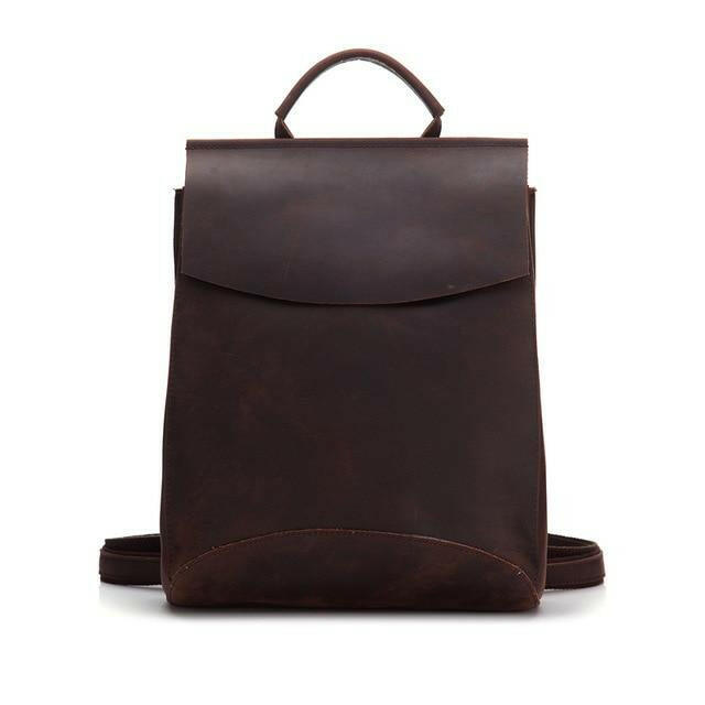The Gyda Backpack | Vintage Leather Travel Backpack-0