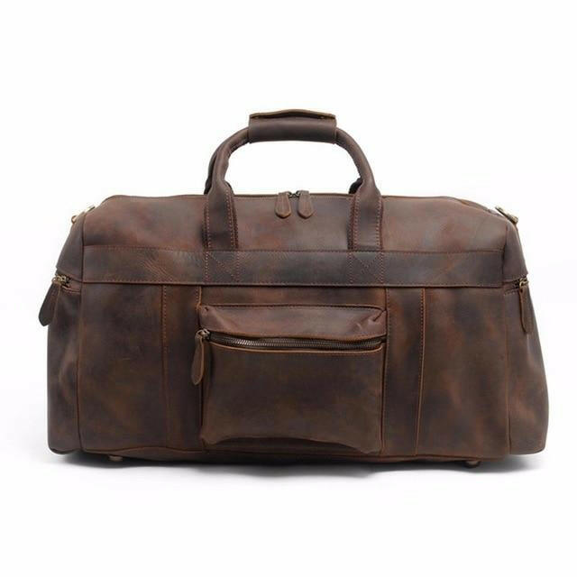 The Asta Weekender | Handcrafted Leather Duffle Bag-0