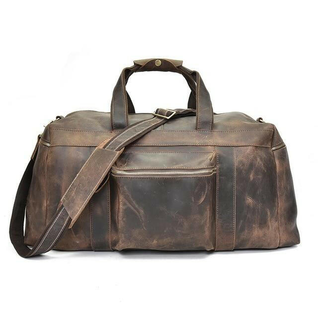 The Colden Duffle Bag | Large Capacity Leather Weekender-1