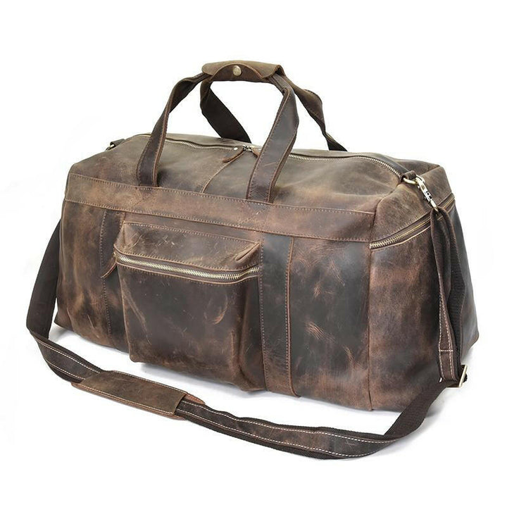 The Colden Duffle Bag | Large Capacity Leather Weekender-5