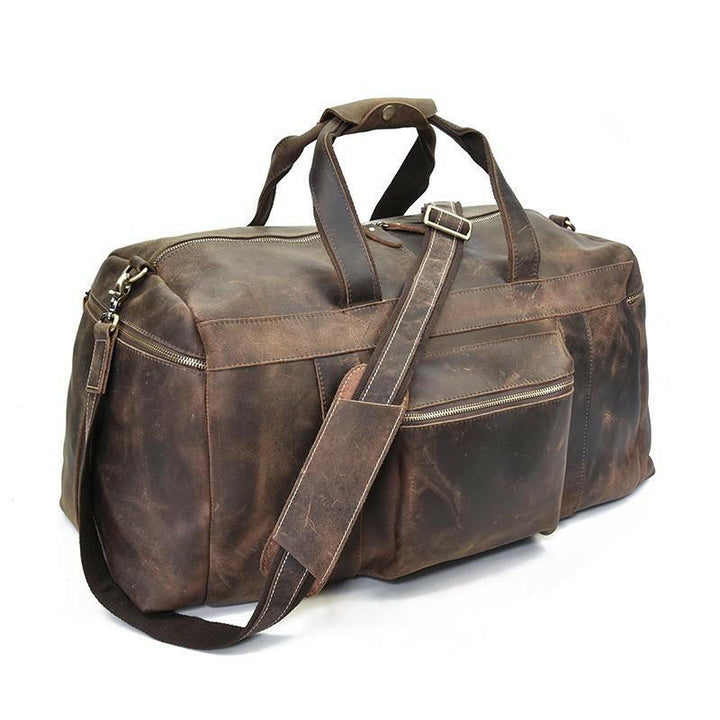 The Colden Duffle Bag | Large Capacity Leather Weekender-4