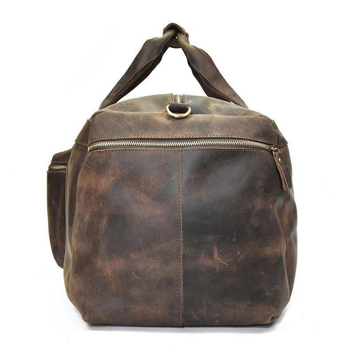 The Colden Duffle Bag | Large Capacity Leather Weekender-15