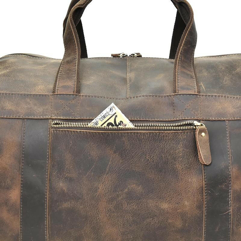 The Colden Duffle Bag | Large Capacity Leather Weekender-8