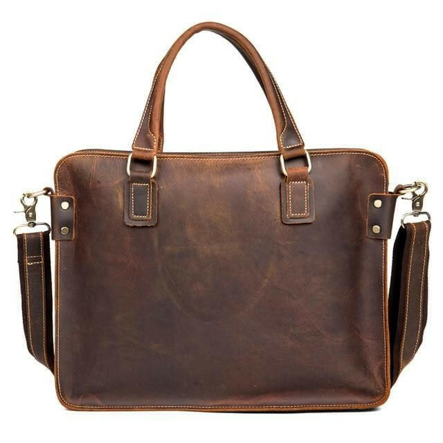 The Viggo Briefcase | Genuine Leather Messenger Bag-0