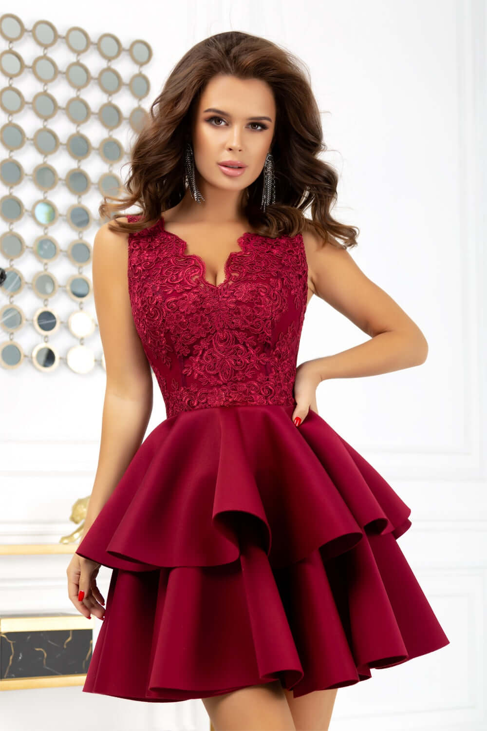Evening dress model 151624 Bicotone | Shangri-La Fashion