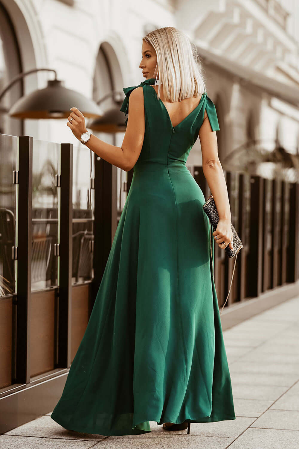 Long dress model 163092 Bicotone | Shangri-La Fashion